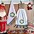 NATAL KIT 2 PANOS DE PRATO – GUIRLANDA VERDE, 65CM X 44CM. - Imagem 3
