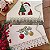 NATAL - KIT 2 TOALHAS DE LAVABO BORDADAS, NOEL/BOLINHAS 30CM X 45CM - Imagem 2