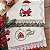 NATAL - KIT 2 TOALHAS DE LAVABO BORDADAS, CASA GLOBO 30CM X 45CM - Imagem 2