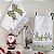 NATAL - KIT 2 TOALHAS DE LAVABO BORDADAS, LAÇO RENAS 30CM X 45CM - Imagem 6