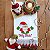 NATAL - TOALHA DE ROSTO BORDADA, NOEL ABRAÇO 50X80CM - Imagem 3
