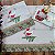 NATAL - KIT ROSTO E LAVABO BORDADO - PASSARO NATAL BEGE - Imagem 2