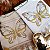 KIT 2 TOALHAS DE LAVABO BORDADAS - BORBOLETA MARROM - Imagem 4