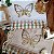 KIT 2 TOALHAS DE LAVABO BORDADAS - BORBOLETA MARROM - Imagem 2