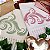 KIT 2 TOALHAS DE LAVABO BORDADAS - LIVIA ROSA VERDE - Imagem 4