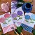 KIT 3 PANOS DE PRATO - HORTENSIAS COLORIDAS, 65cm x 44cm. - Imagem 4