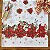 NATAL - PANO DE PRATO ESTAMPADO, IBISCO 72CM X 44CM - Imagem 2