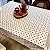 TOALHA DE MESA PARA 4 CADEIRAS S/ CHALE - COGUMELO, 1.40 X 1.40 CM - Imagem 1