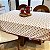 Toalha de Mesa Para 6 Cadeiras S/ CHALE – COGUMELO, 2,00m x 1,40cm. - Imagem 1