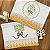 KIT 2 TOALHAS DE LAVABO BORDADAS - BOUQUET MOSTARDA. - Imagem 1