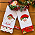 KIT 2 PANOS DE PRATO BORDADO NATAL - 020, 65X44CM - Imagem 1