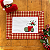 AMERICANO TOALHINHA NATAL - BOTA, 42cm x 30cm. - Imagem 1
