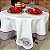 TOALHA DE MESA PARA 4 CADEIRAS - BIRD CINZA, 1.40 X 1.40 CM - Imagem 2