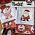 NATAL - KIT 2 PANOS DE PRATO, VERMELHOS 65X44CM - Imagem 3