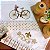 KIT 2 TOALHAS DE LAVABO BORDADAS - BICICLETA LIZ - Imagem 2