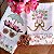 KIT 2 TOALHAS DE LAVABO BORDADAS - BOUQUET CARRIOLA ROSA - Imagem 4