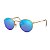 Óculos de Sol Ray-Ban RB3447 Round azul espelhado - Imagem 2