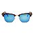 Óculos de Sol Ray-Ban Clubmaster RB3016 - tartaruga / azul espelhado - Imagem 1