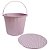 BALDE CANALETADO LILAS INFANTIL HONG DECOR - Imagem 2