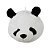 CABEÇA DE URSO PANDA DE PELUCIA HONG DECOR - Imagem 1