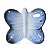 MORDEDOR INFANTIL Blues the Butterfly Borboleta Azul - Imagem 1