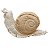 Almofada Lorena Canals  Lazy Snail 22 x 40 cm - Imagem 1