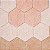 Tapete lavavel Honeycomb Rose  140 cm - Imagem 2