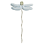 Varinha Dragonfly Soft Blue 26 x 45 cm - Imagem 1