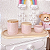 KIT HIGIENE ROSA BASIC POA BRANCO COM TAMPA DE MADEIRA CRUA-EN - Imagem 3