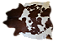TAPETE DE COURO MARROM E BRANCO ESPECIAL BIS-01 - Imagem 4