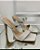 Tamanco Salto Fino Vinil Off White Ceci - Imagem 2