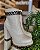 Bota Coturno Off White Com Corrente Flay - Imagem 2