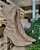 Bota Suede Salto Bloco Grosso Bege Sandra - Imagem 2