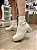 Bota Coturno Meia Off White Marcela - Imagem 1