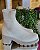 Bota Coturno Meia Off White Marcela - Imagem 2
