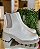 Coturno Com Elástico Off White Renata - Imagem 2