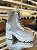 Bota Coturno Detalhe Meia Off White Poli - Imagem 2