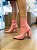 Bota Rosa Salto Alto de Lycra Nanda - Imagem 1