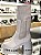 Bota Coturno Off White Detalhe Em Malha Carol - Imagem 4