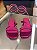 Rasteira Com Tiras Espiral Rosa Pink Thali - Imagem 2