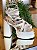 Sandália Meia Pata Amarração Off White Camila - Imagem 3