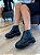 Bota Coturno Preto Tratorado Detalhe De Fivela Adele - Imagem 2