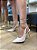 Scarpin Salto Fino Amarração Off White Lian - Imagem 1