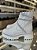 Coturno Off White Tratorado Espiral Strass Romana - Imagem 3
