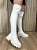 Bota Off White Tratorada Cano Longo Em Napa Ramona - Imagem 1