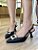 Scarpin Slingback Preto Mauren - Imagem 1