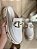 Mule Tratorado Off White Com Fivela Dourada Lola - Imagem 3