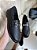 Mocassim Preto Solado Baixo Com Fivela Leandra - Imagem 2