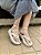 Papete Off White Com Tiras Kelen - Imagem 1