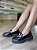 Mocassim Preto Solado Tratorado  Spike Lilian - Imagem 1